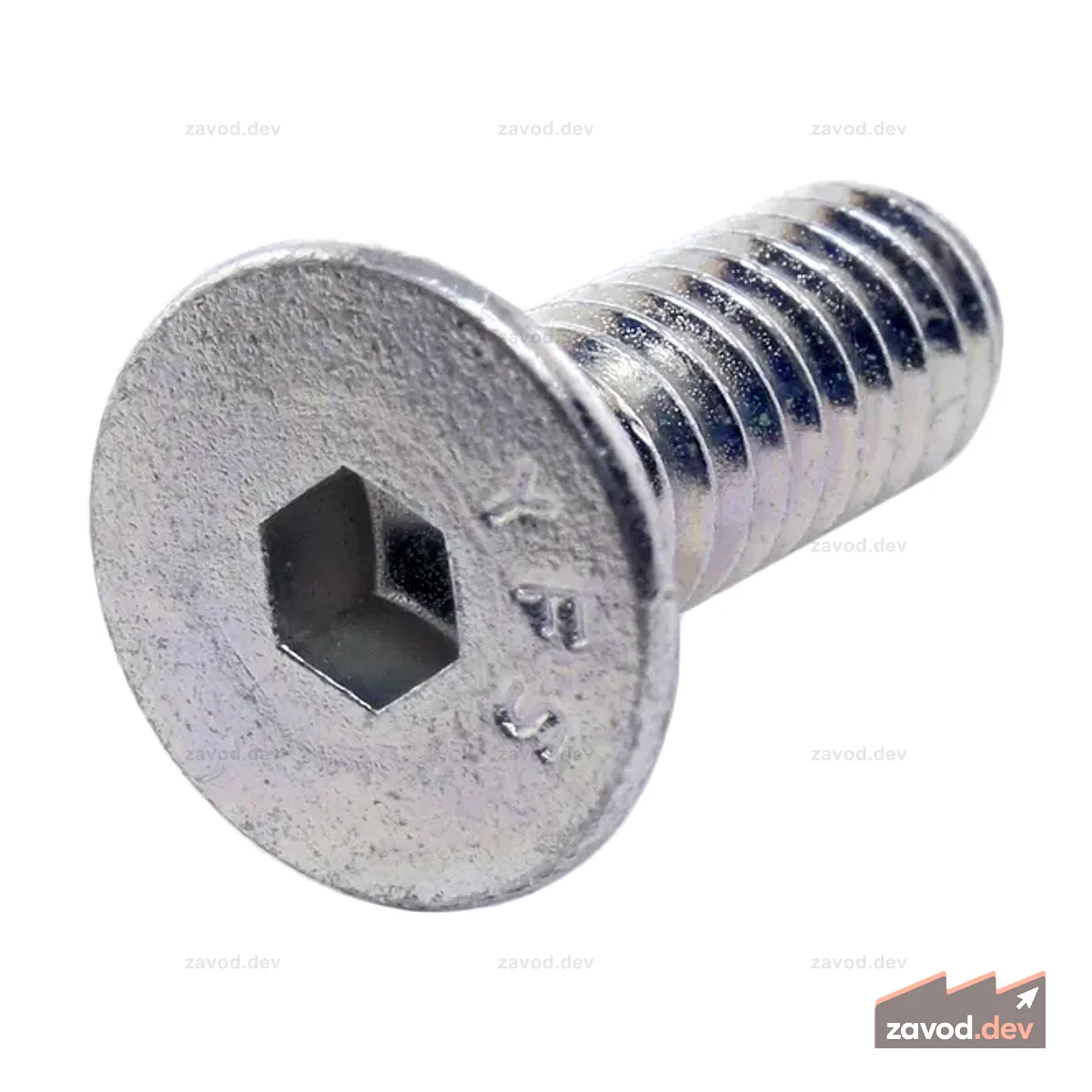 Винт с плоской головкой 1/4-20 x 0,75 дюйма