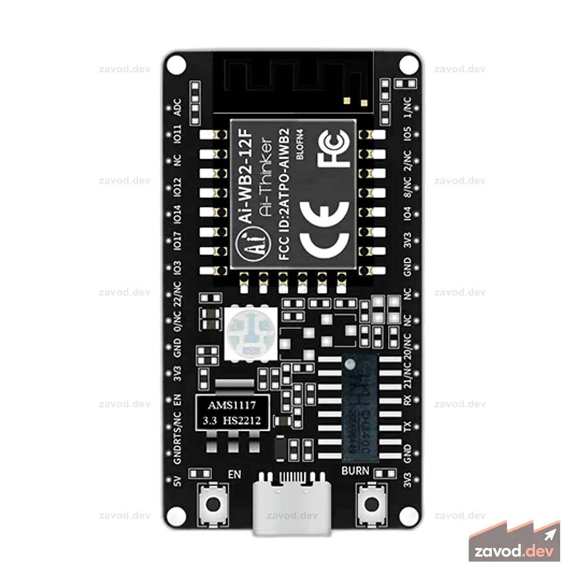 Плата разработки AI-Thinker Ai-WB2-12F-kit