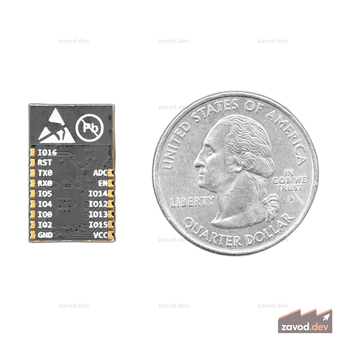 Модуль ESP8285 SMT - ESP8266 с 1 МБ ФЛЕШ-памяти ESP-M2