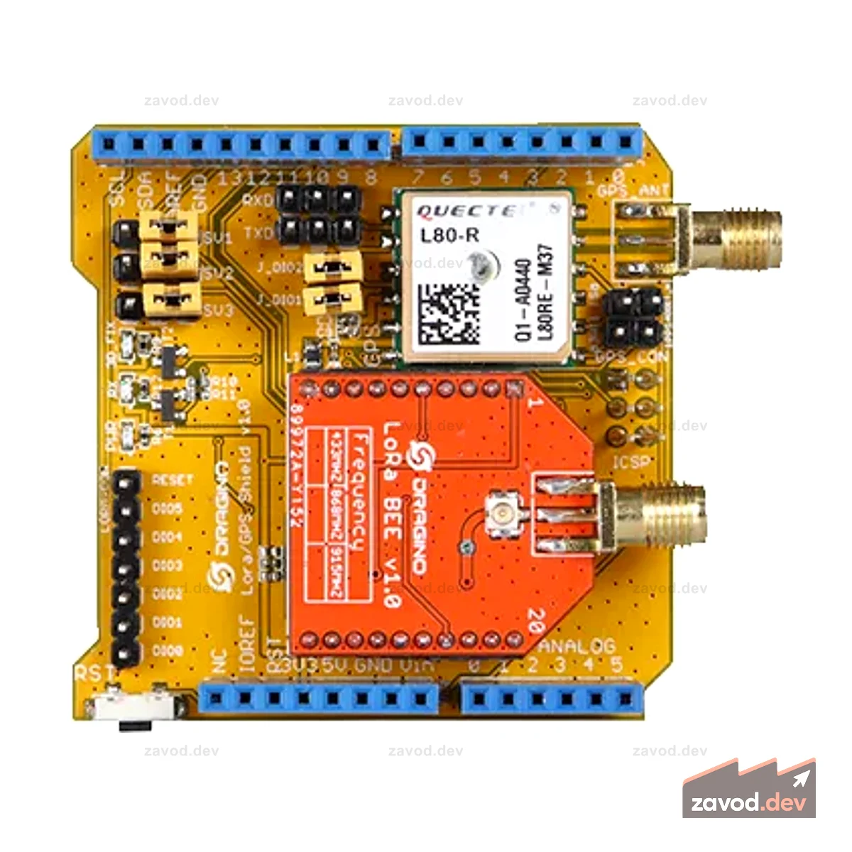 Щит дальнего действия/GPS для Arduino