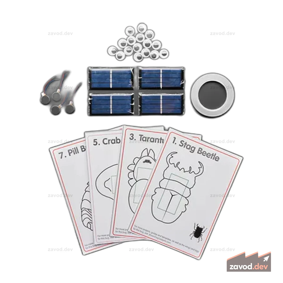 Solar Bug Kit 2.0 от Brown Dog Gadgets — 4 шт.