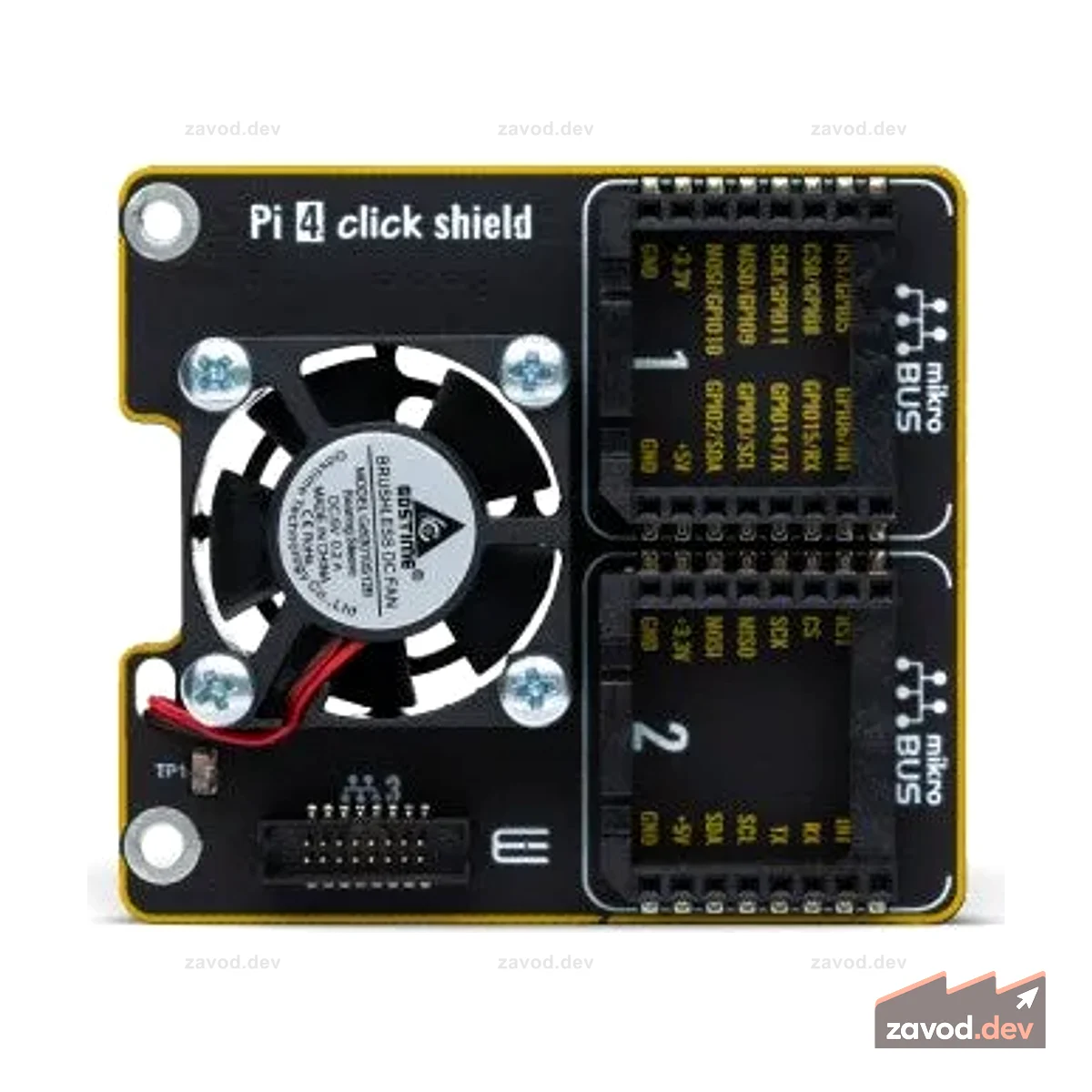 Pi 4 Click Shield
Обзор