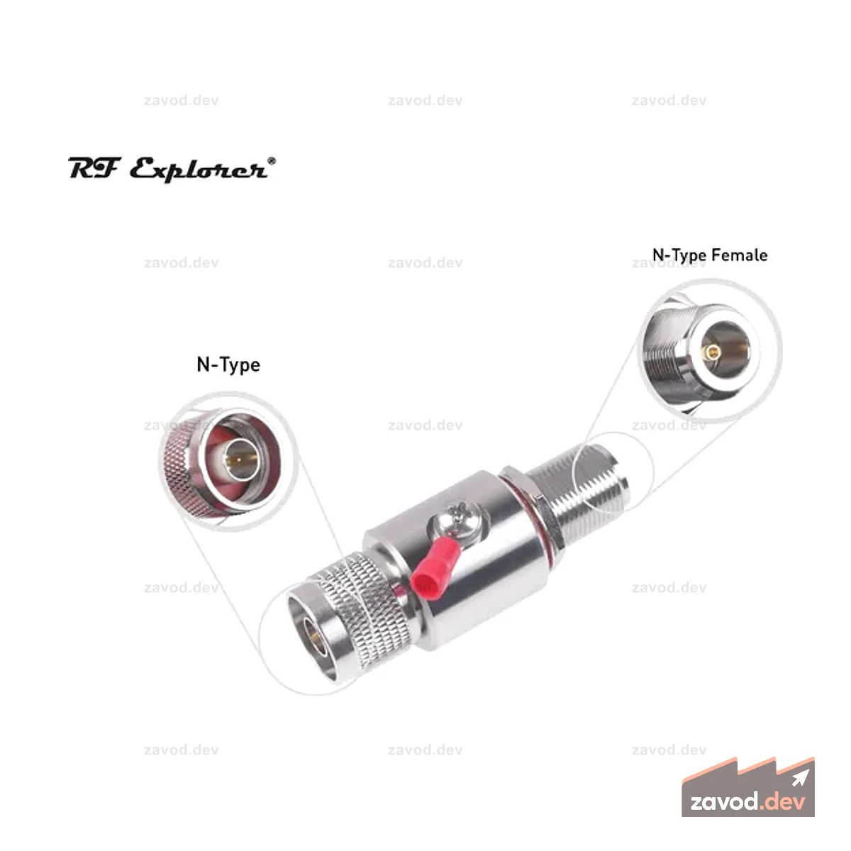 RF Explorer Внешний молниеотвод RFEA-1; 3 ГГц; Разъем N «папа/мама»