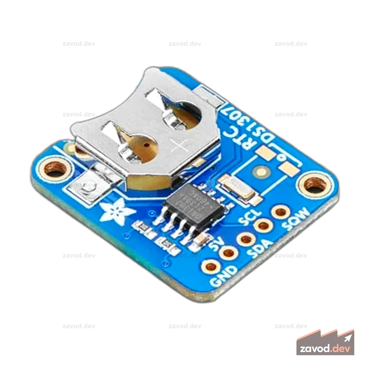 Коммутационная плата Adafruit DS1307 с часами реального времени в сборе