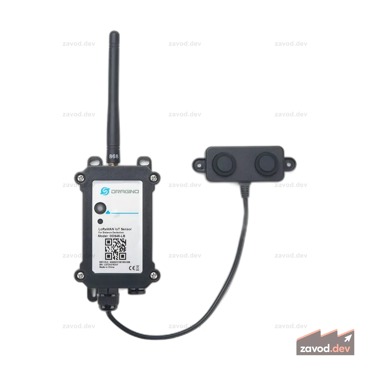 Dragino DDS45-LB-EU868 Датчик обнаружения расстояния LoRaWAN