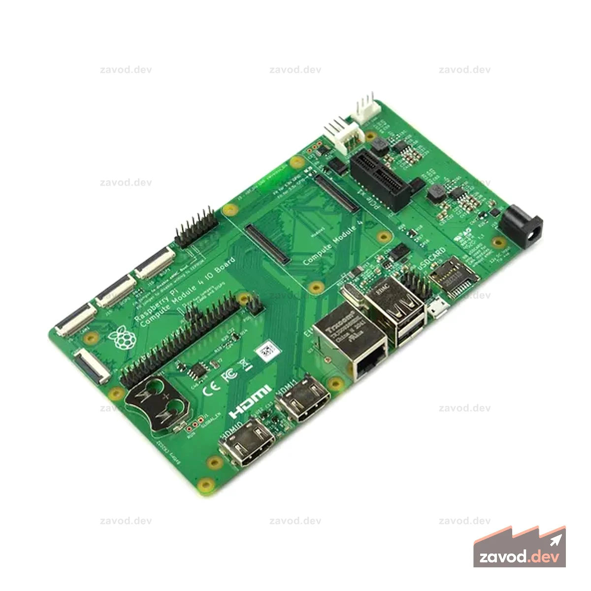 Плата ввода-вывода вычислительного модуля Raspberry Pi 4 (Снято с производства)