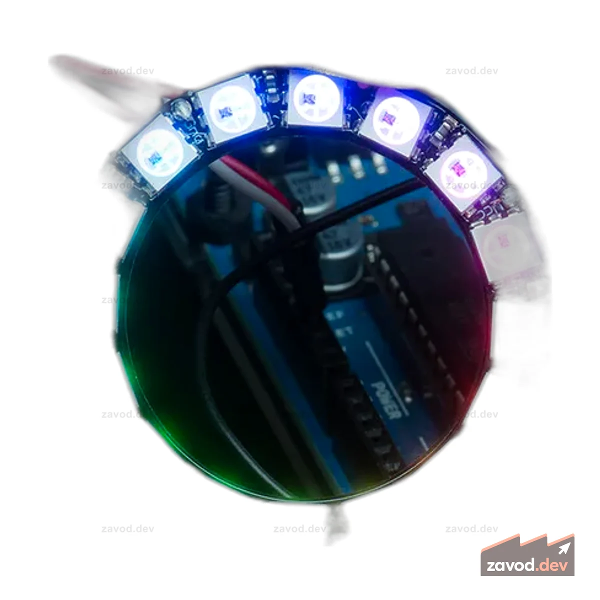 NeoPixel Ring — 16 RGB-светодиодов WS2812 5050 со встроенными драйверами