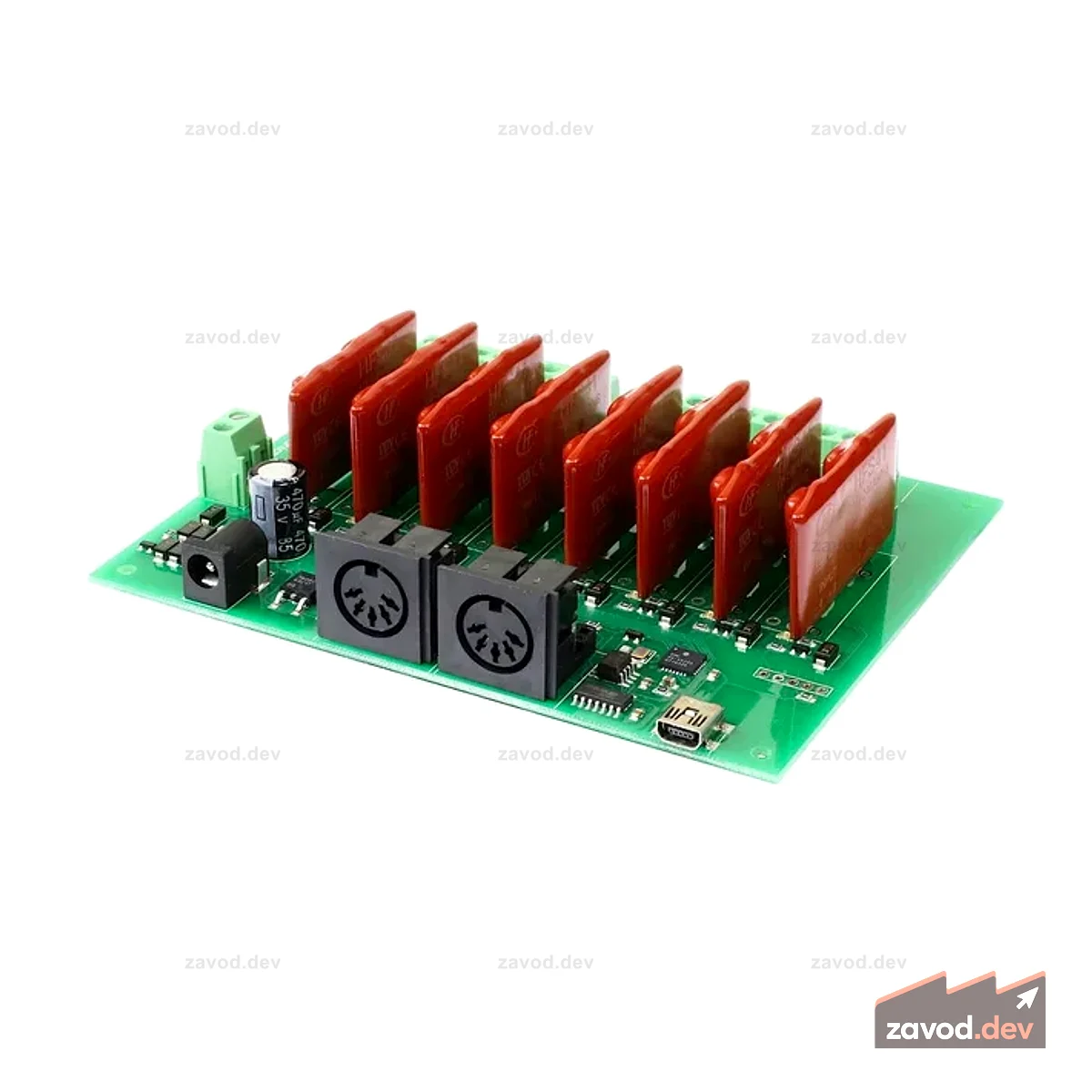 MIDI-RLY08-0R8D 0 реле 8 диммер