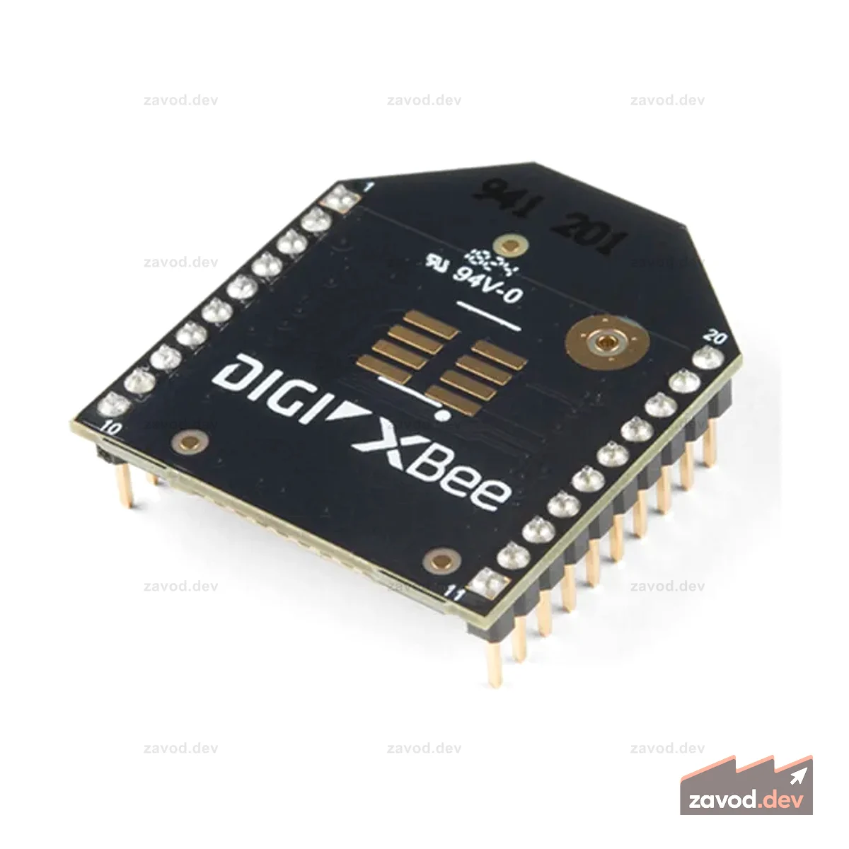 Модуль XBee 3 Pro - Антенна на печатной плате