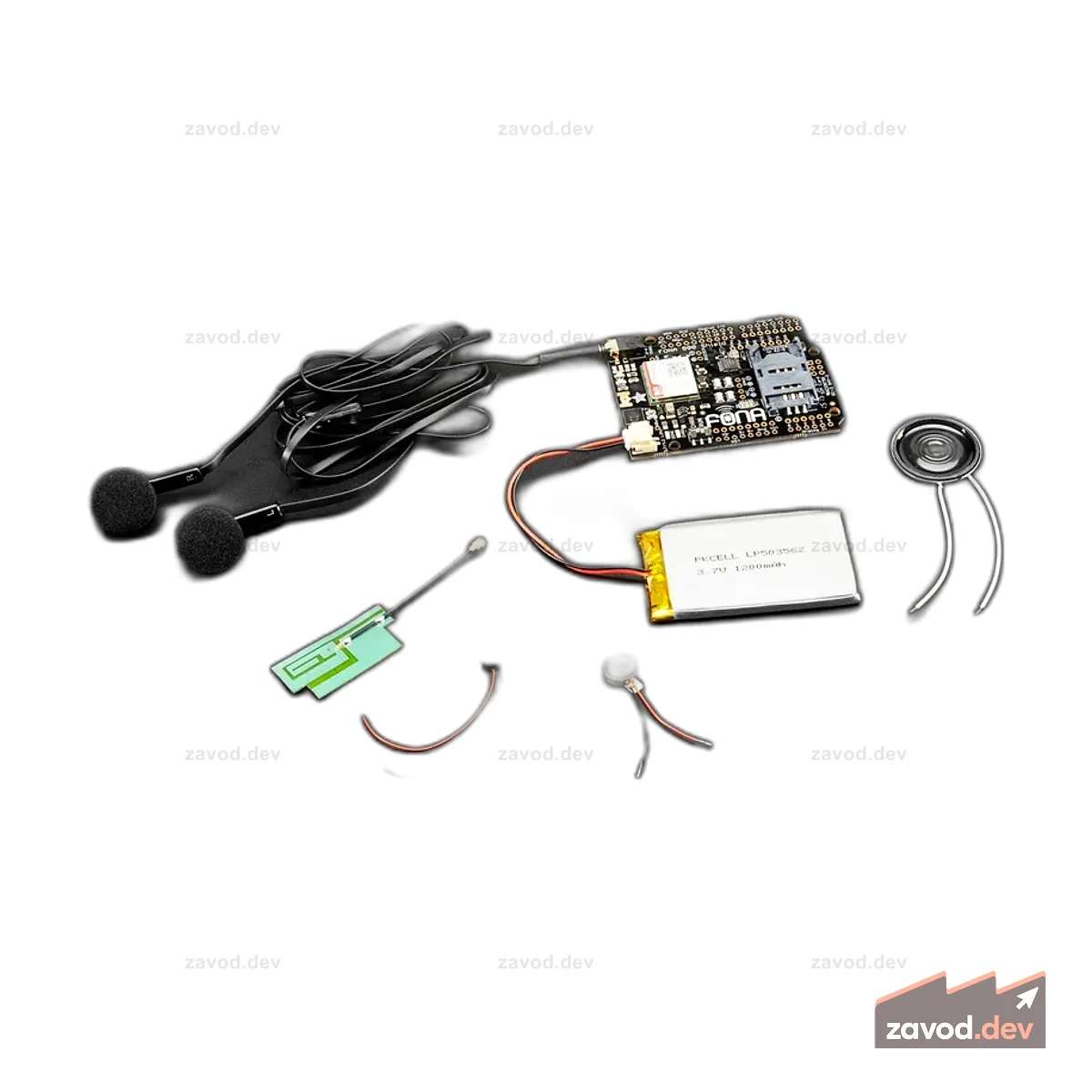 Стартовый пакет Adafruit FONA 800 uFL Shield