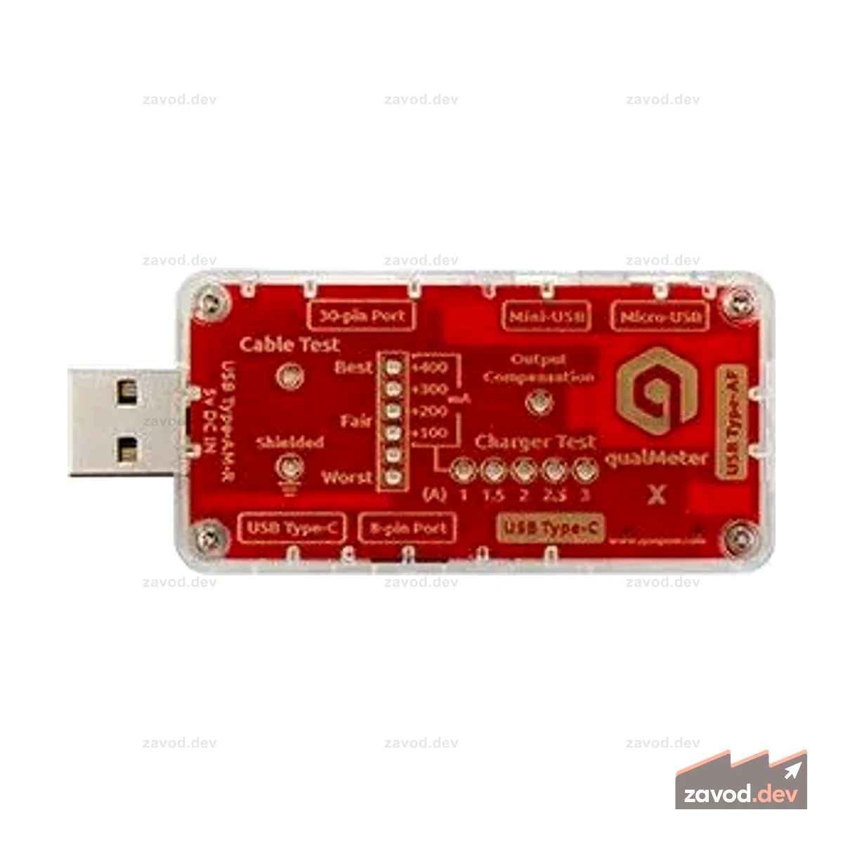 Тестер USB-кабелей и зарядных устройств Расширенная версия — qualMeter X