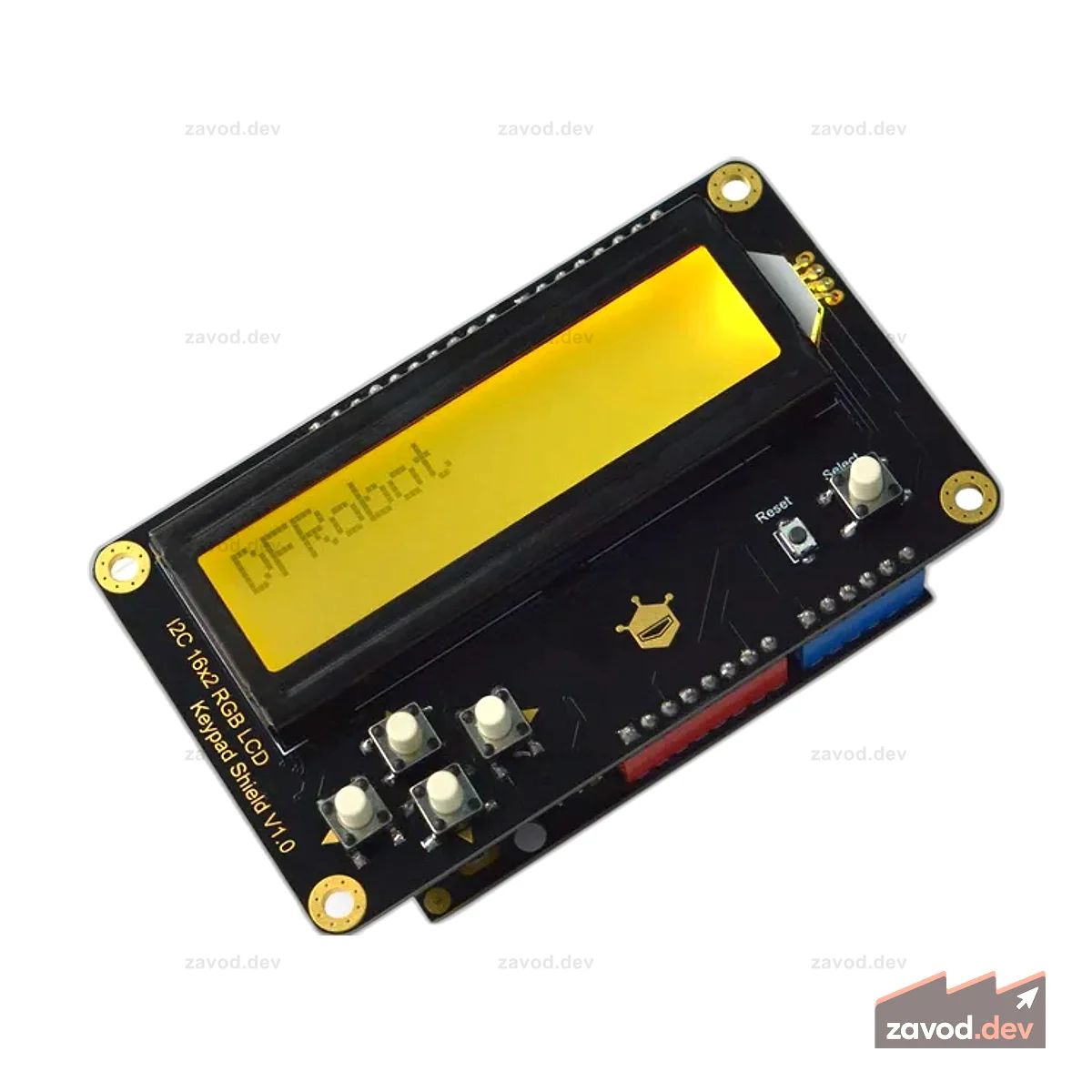 I2C RGB подсветка ЖК-модуля дисплея 16x2 для Arduino (черный текст)
