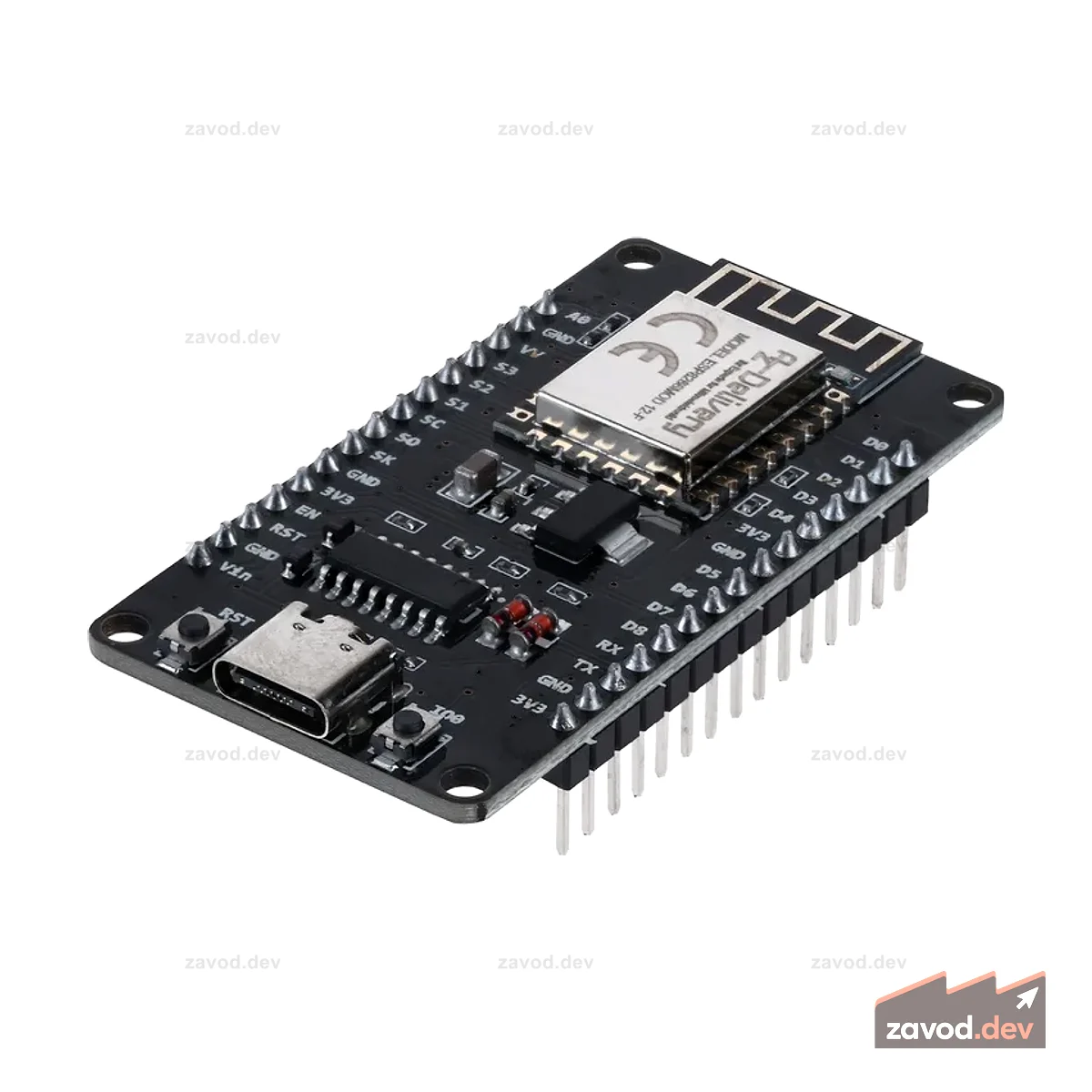 Модуль NodeMCU Lolin V3 ESP8266 ESP-12F WiFi с USB-C Anschluss Плата разработки Wi-Fi с CH340, совместимая с Arduino