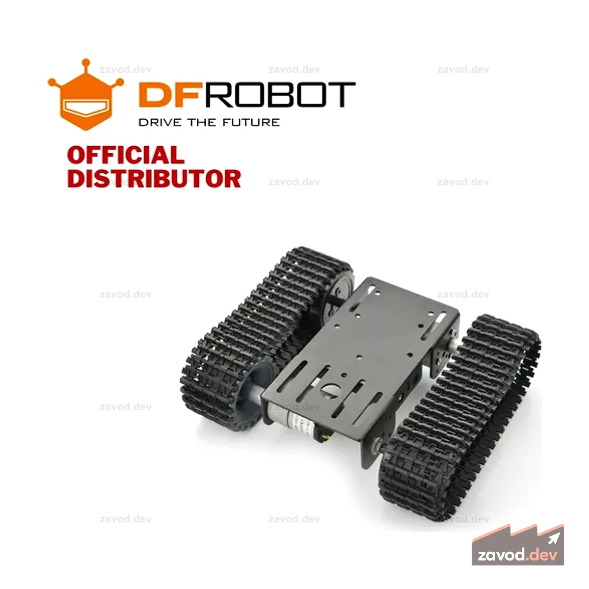 DFRobot Black Gladiator — гусеничное шасси робота | Роб0153