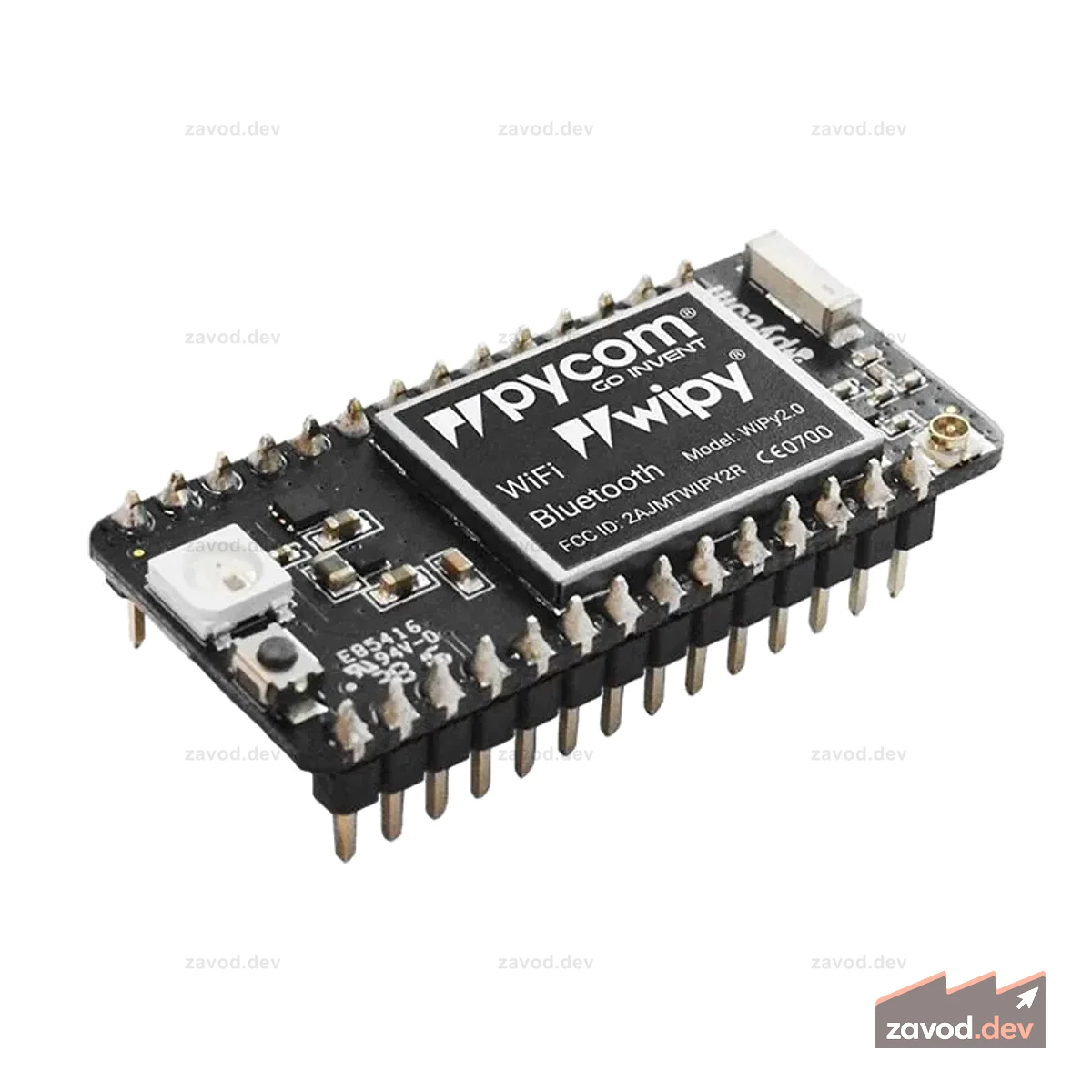 Pycom WiPy 2.0 — Wi-Fi+Bluetooth MicroPython IoT-платформа