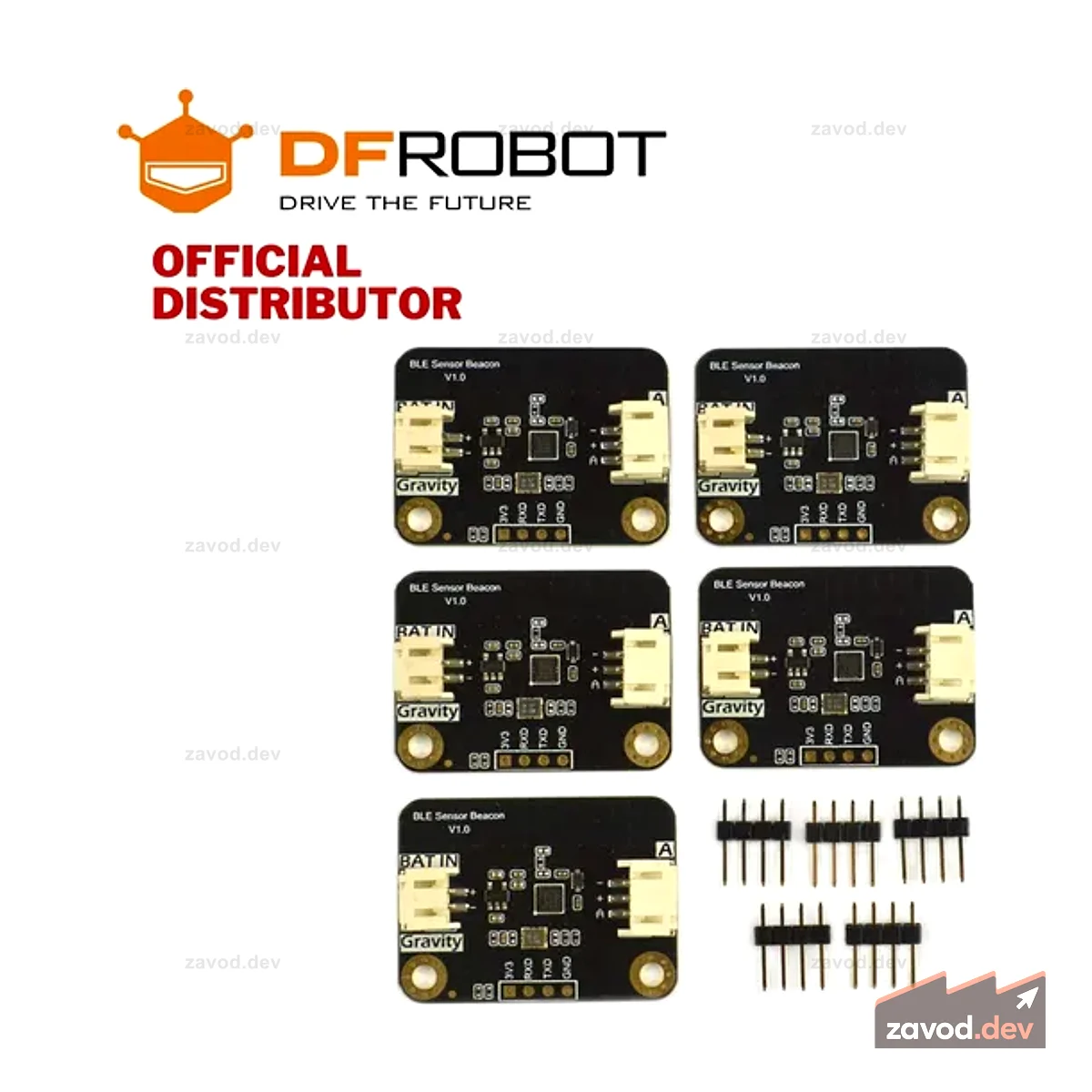 DFRobot Gravity: Пакет датчиков-маяков BLE (5 шт.) | ТЕЛ0149