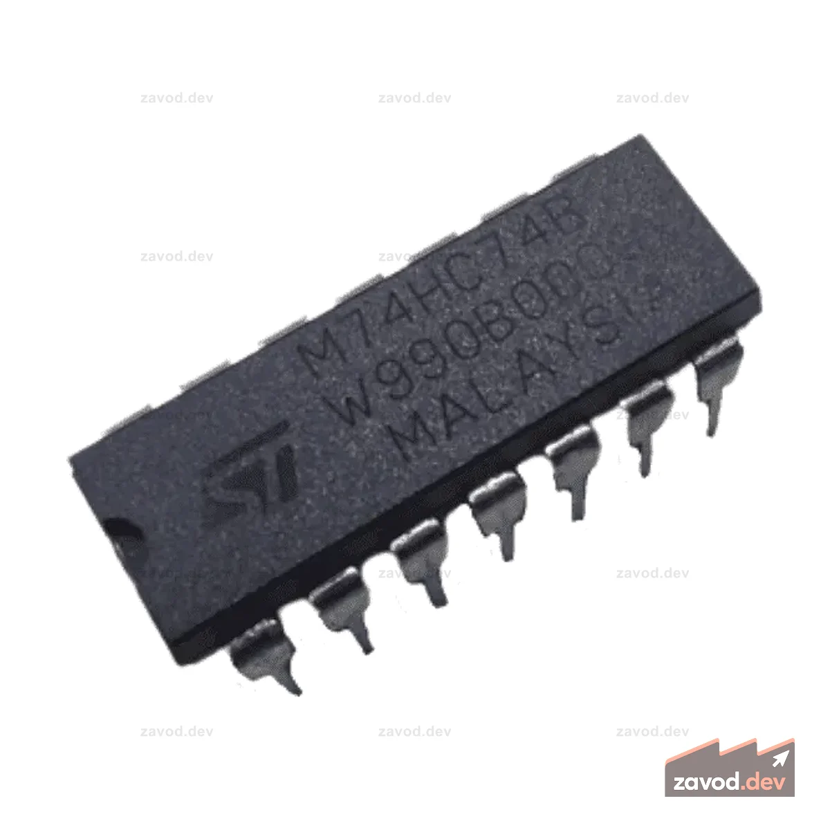 74HC74 - Двойные триггеры D-типа с положительным фронтом, IC