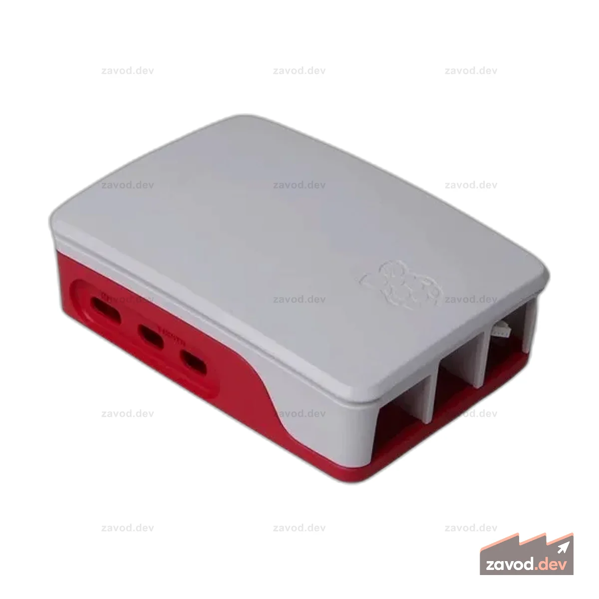 Красный + Белый Корпус Raspberry Pi 5 Корпус из АБС-пластика Корпус Коробки