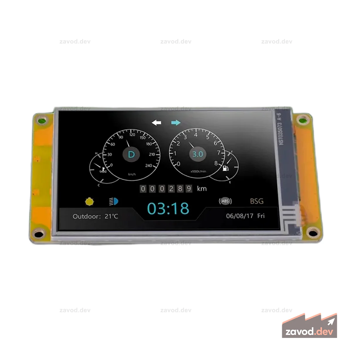 Nextion NX4832F035 3,5-дюймовый дисплей Discovery Series с ЧМИ-TFT-дисплеем, микроконтроллером 64 МГц и флэш-памятью 16 МБ