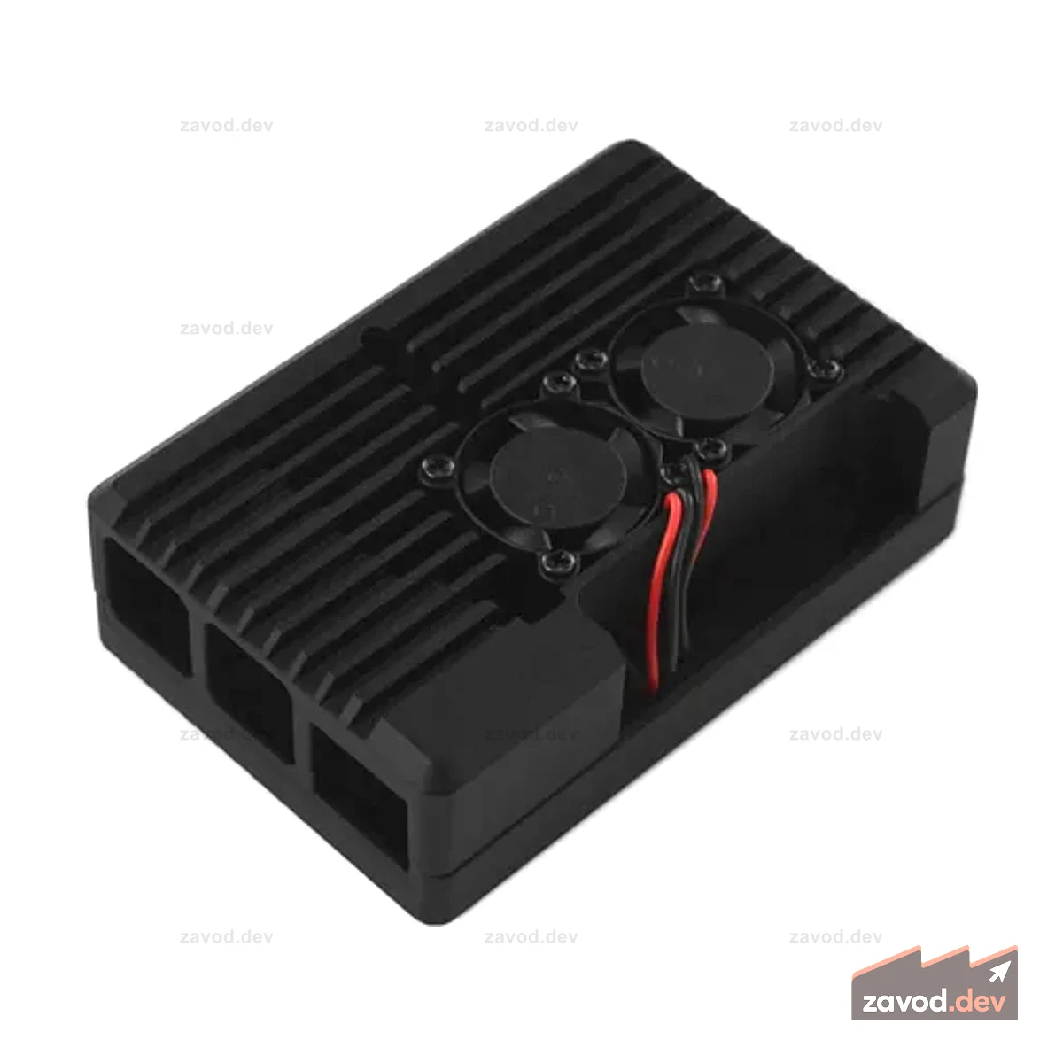 с двумя вентиляторами (2510) для Raspberry Pi 4