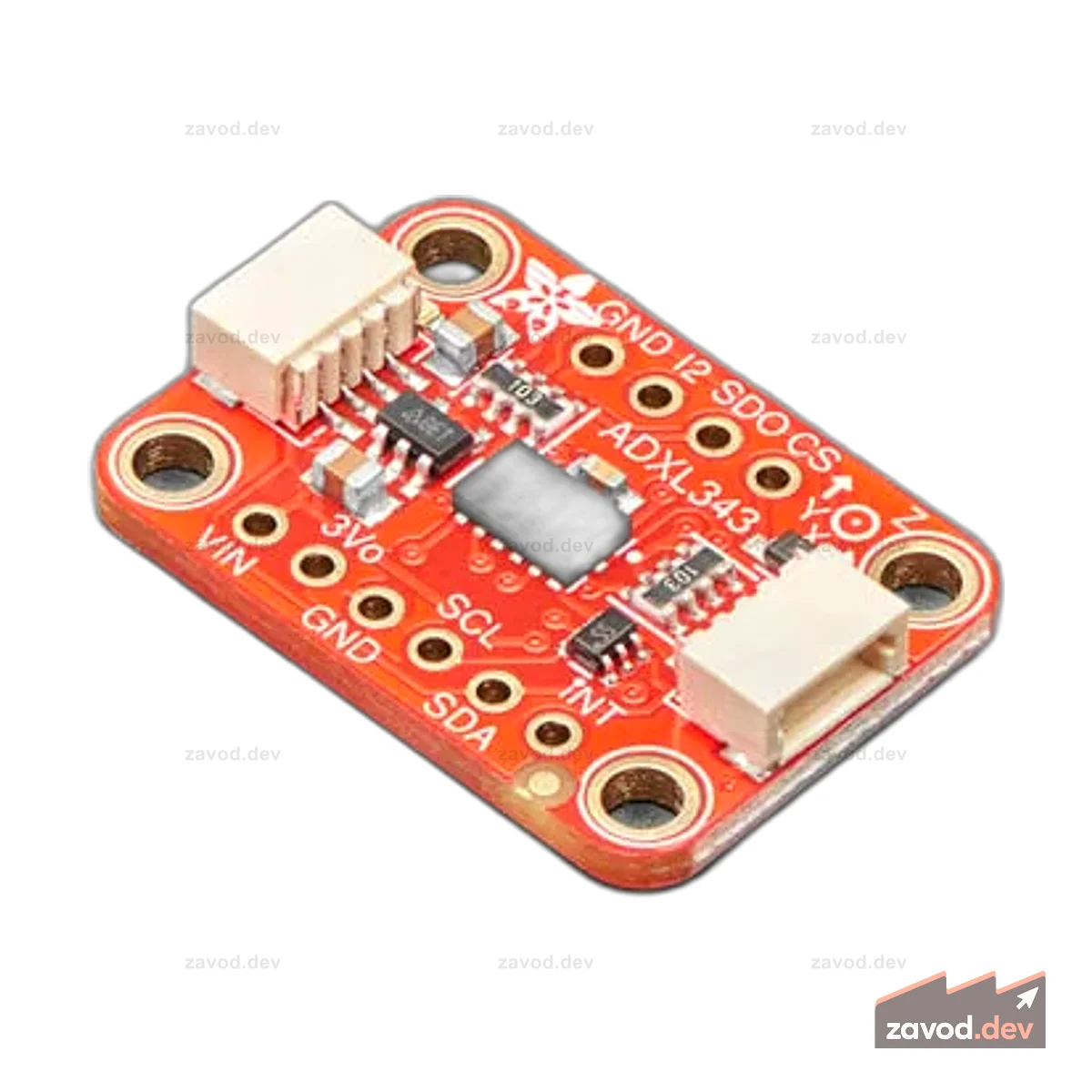 ADXL343 - Трехосевой акселерометр (+-2g/4g/8g/16g) с I2C/SPI