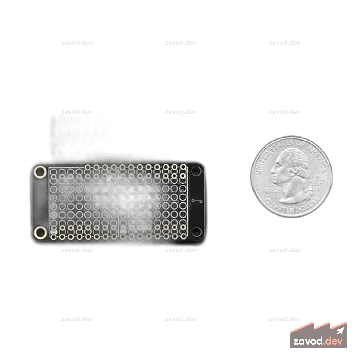 FeatherWing - 8 x 16 LED LED