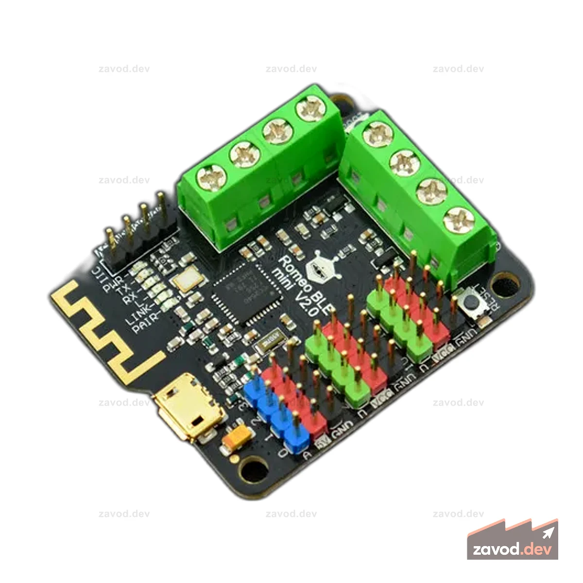 Romeo BLE mini - Маленькая плата управления для робота - Совместимость с Arduino - Bluetooth 4.0
