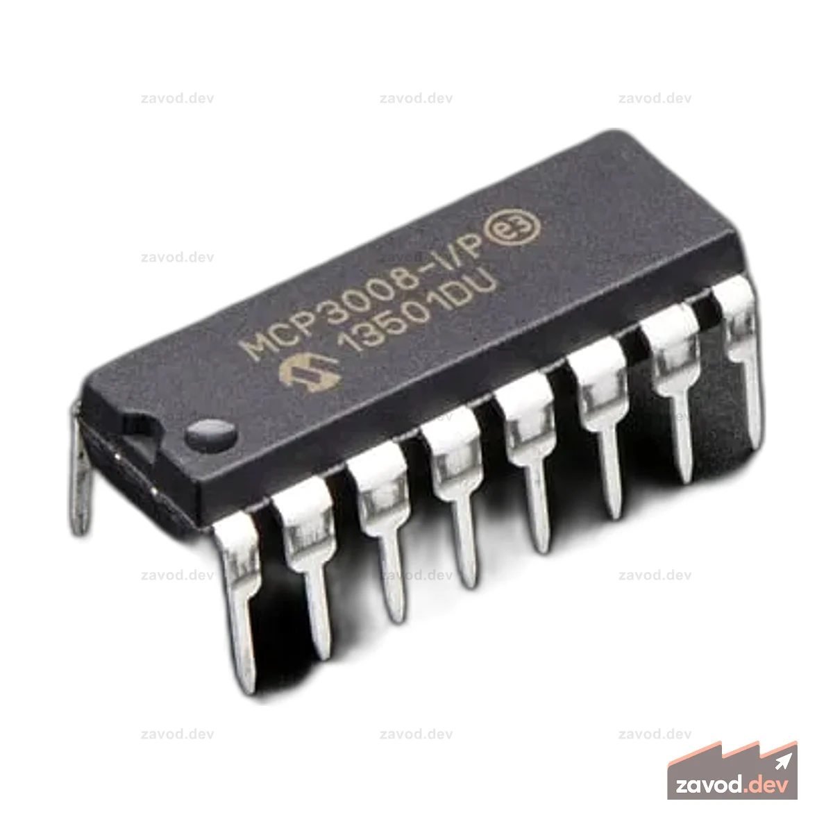 MCP3008 - 8-канальный 10-битный АЦП с интерфейсом SPI