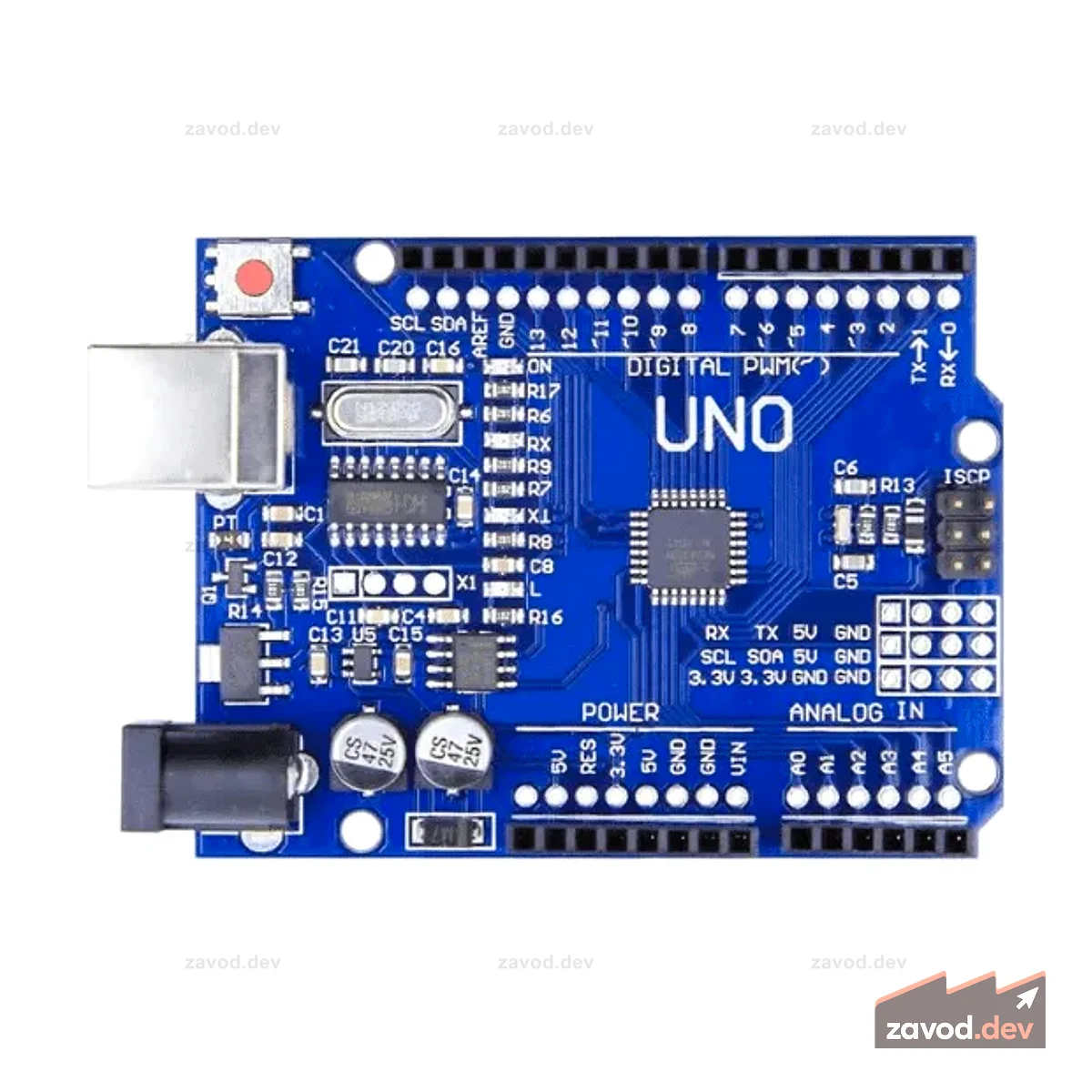 Arduino UNO R3 SMD ATmega328 Совместимая плата