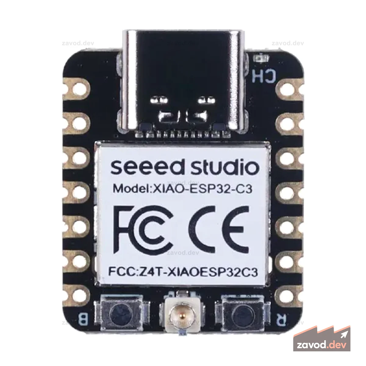 Seeed Studio XIAO ESP32C3 — экономичный крошечный микроконтроллер с полной подсистемой Wi-Fi и BLE, поддержкой зарядки аккумулятора, энергоэффективностью и богатым интерфейсом.