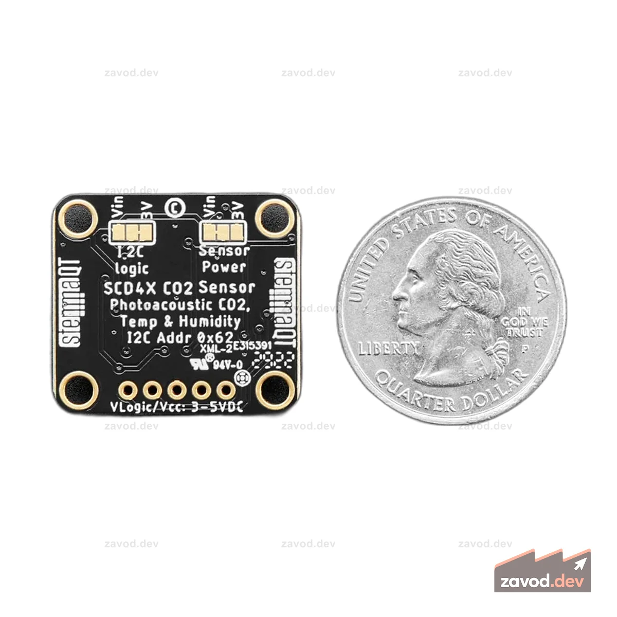 Adafruit SCD-40 - Датчик истинного CO2, температуры и влажности STEMMA QT / Qwiic