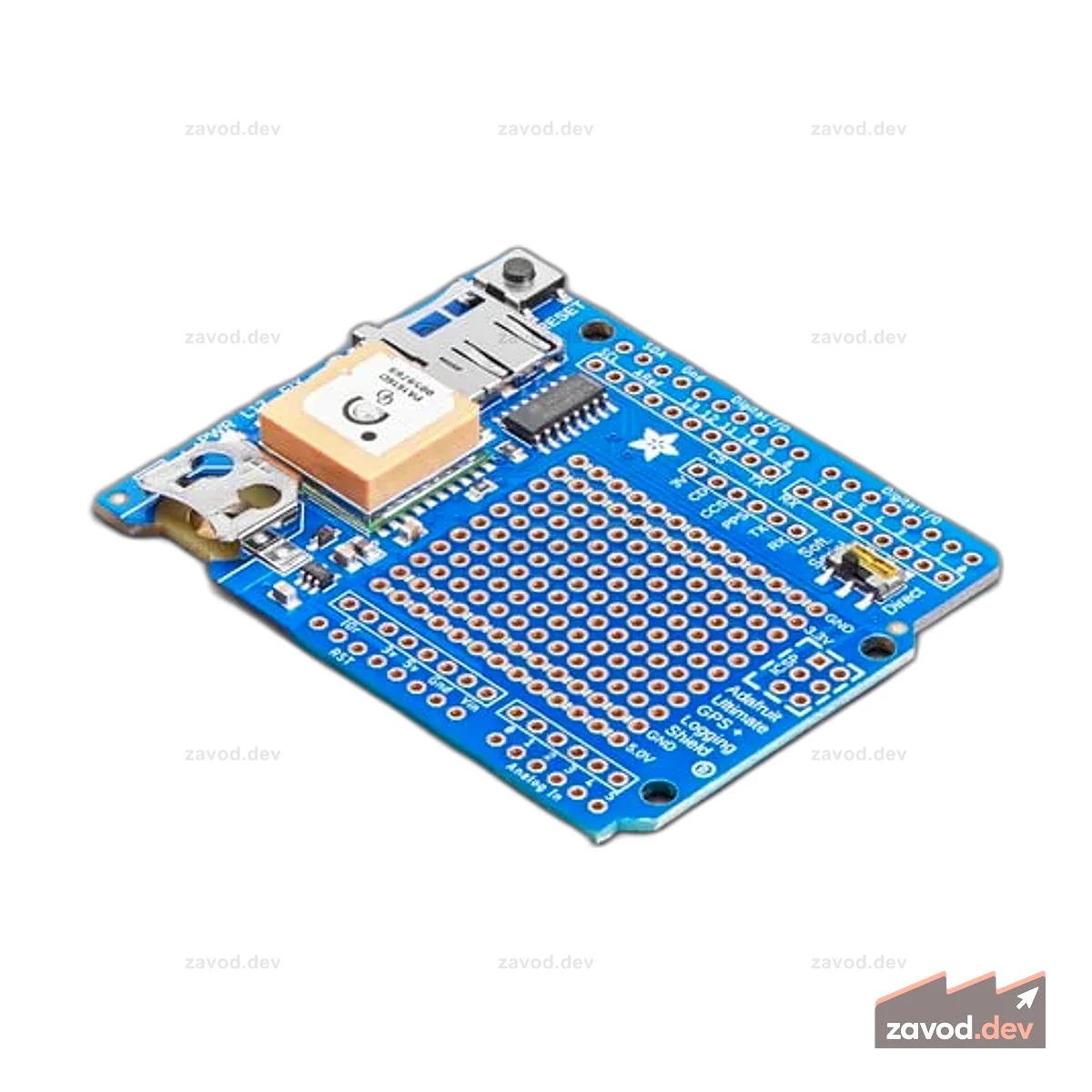 Adafruit Ultimate GPS Logger Shield — включает GPS-модуль