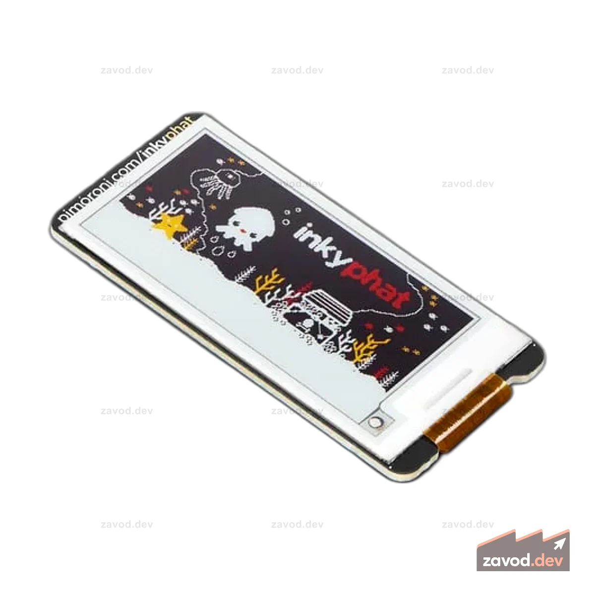 Pimoroni Inky pHAT - 4-цветный дисплей eInk