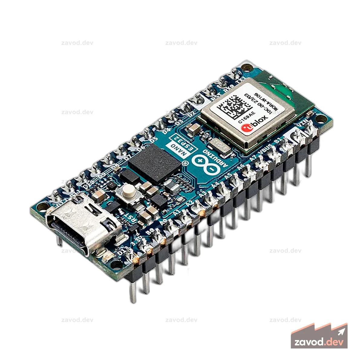 Arduino NANO ESP32 с разъемами - ABX00083