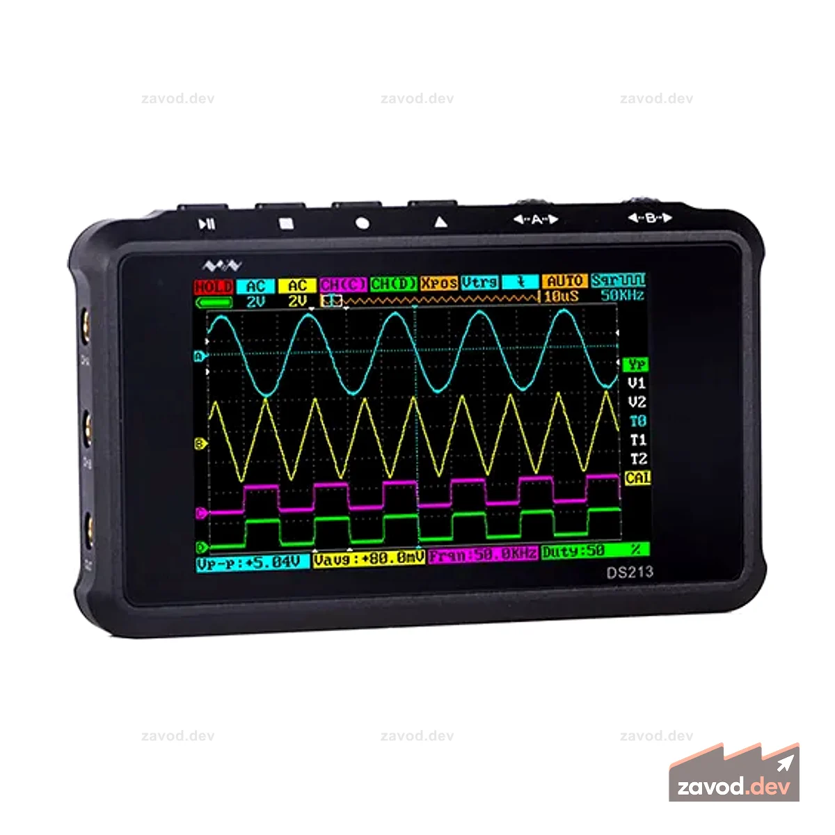 MiniDSO DS213 Nano 4 канала 100MSa/s