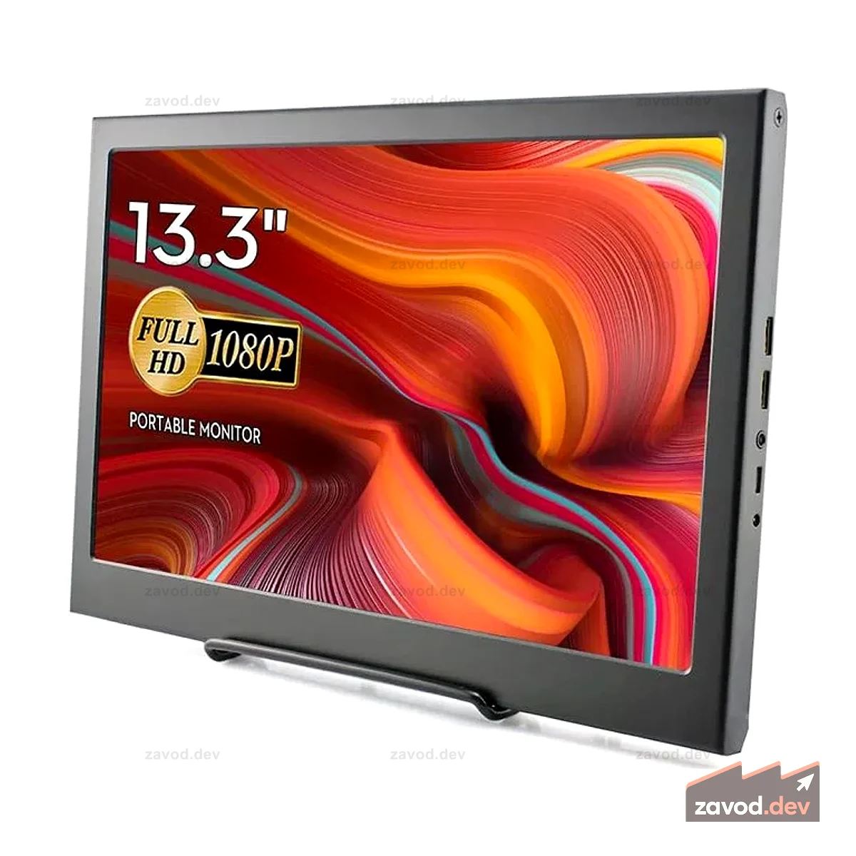 ELECROW SF133 13,3-дюймовый портативный монитор IPS 1920X1080, игровой экран PS3 PS4 со встроенными динамиками для Raspberry Pi/XBOX/Windows 7/8/10