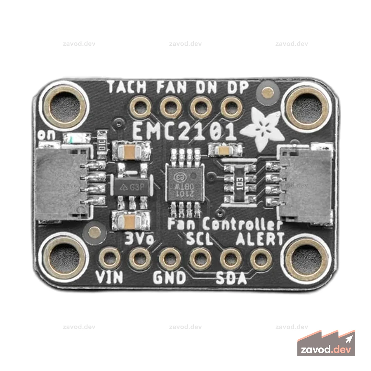 Контроллер вентилятора ПК Adafruit EMC2101 I2C и датчик температуры STEMMA QT / Qwiic