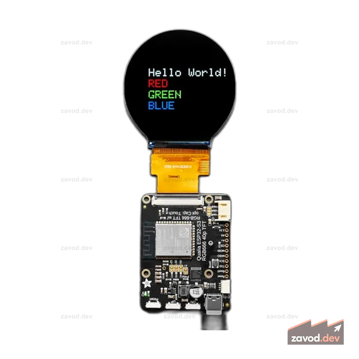 Adafruit Qualia ESP32-S3 для дисплеев TTL RGB-666