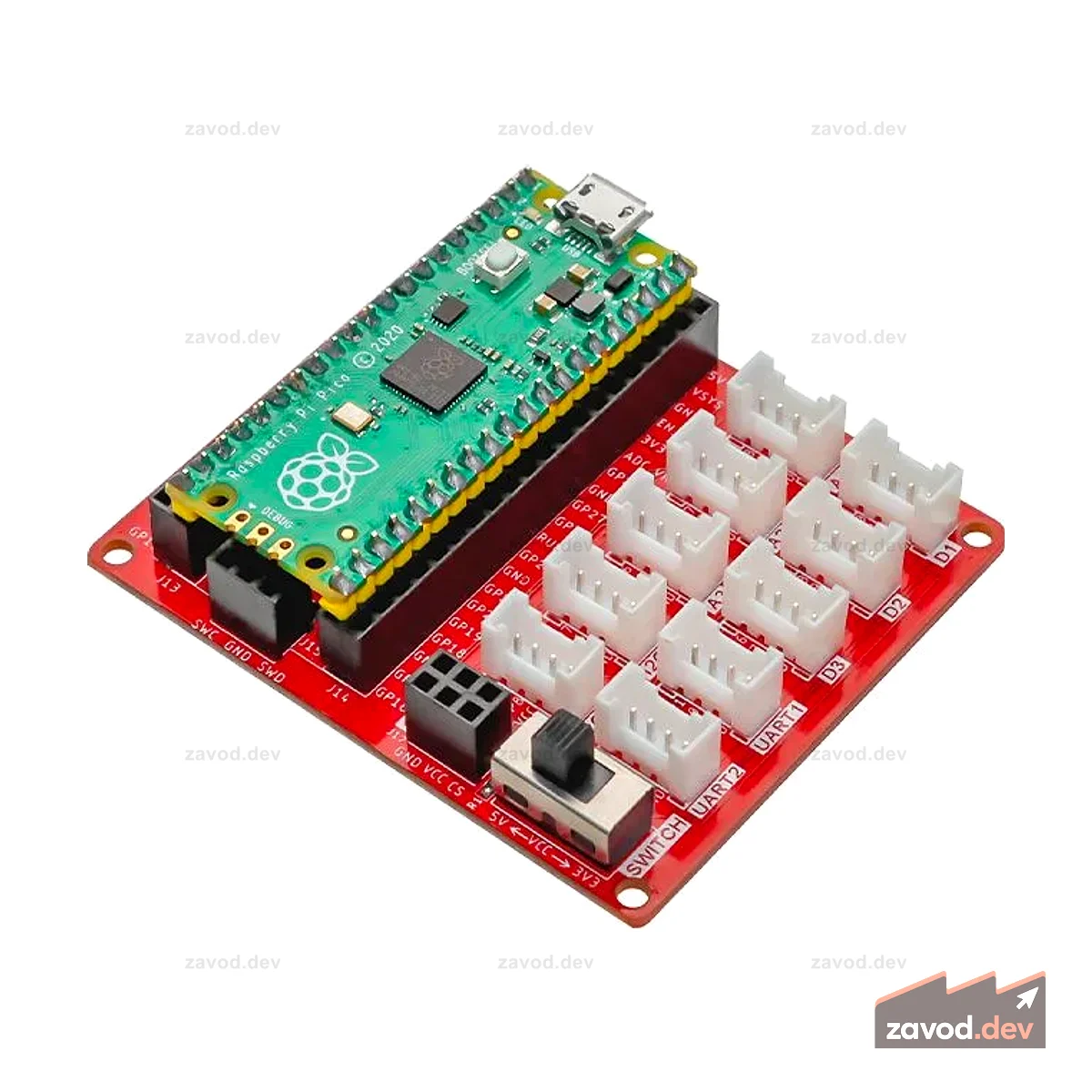 Щит Crowtail для Raspberry Pi Pico (RP2040)