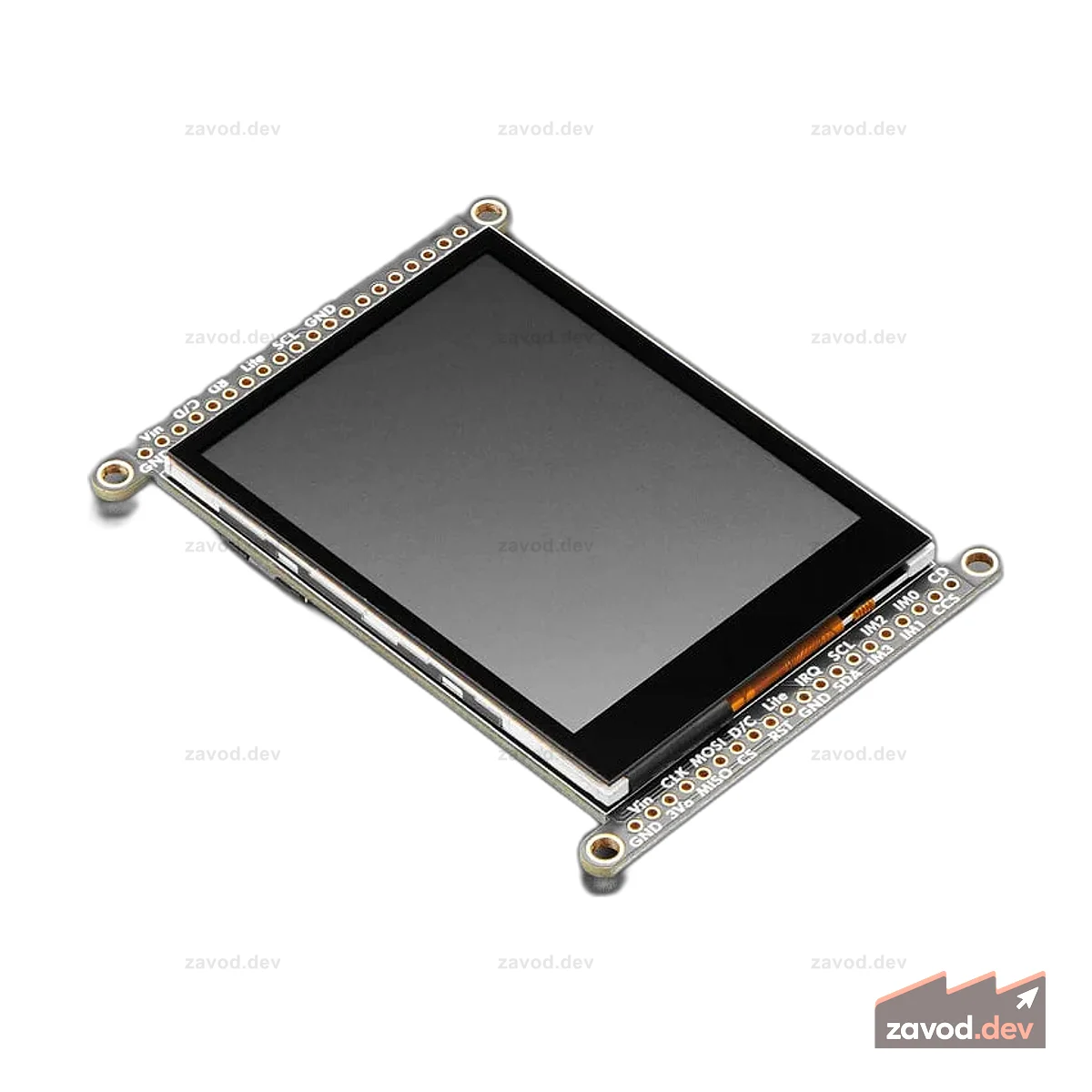 2,8-дюймовый TFT-дисплей с сенсорной панелью Cap Touch и разъемом MicroSD — разъем EYESPI