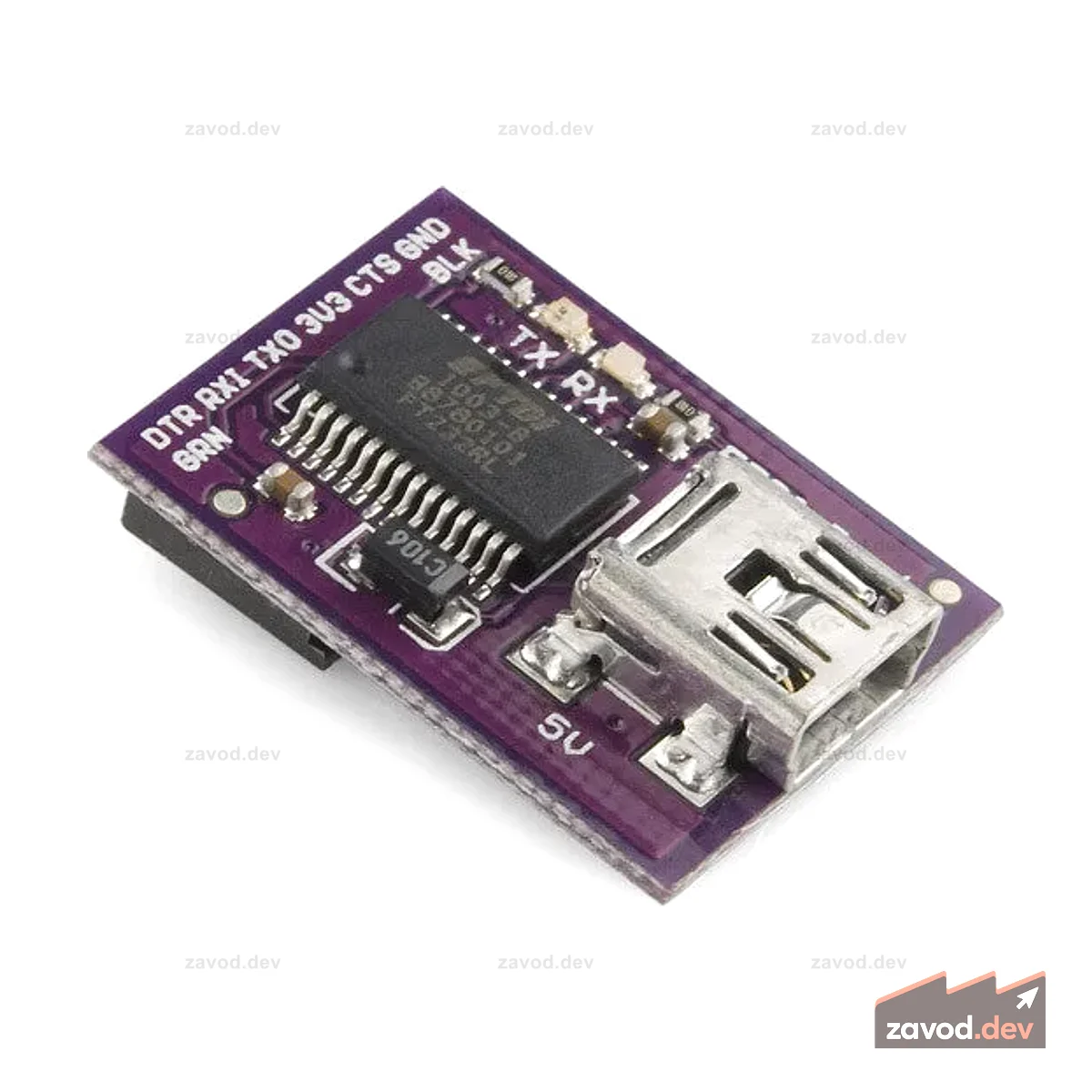 Базовая коммутационная панель LilyPad FTDI - 5 В