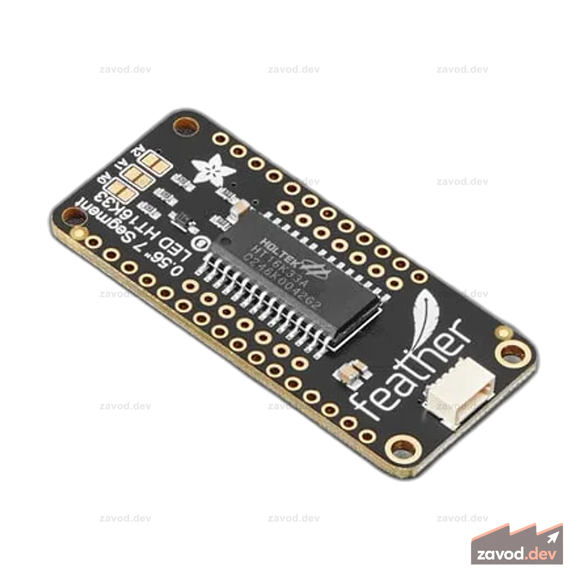 Adafruit 4-значный 7-сегментный светодиодный матричный дисплей FeatherWing