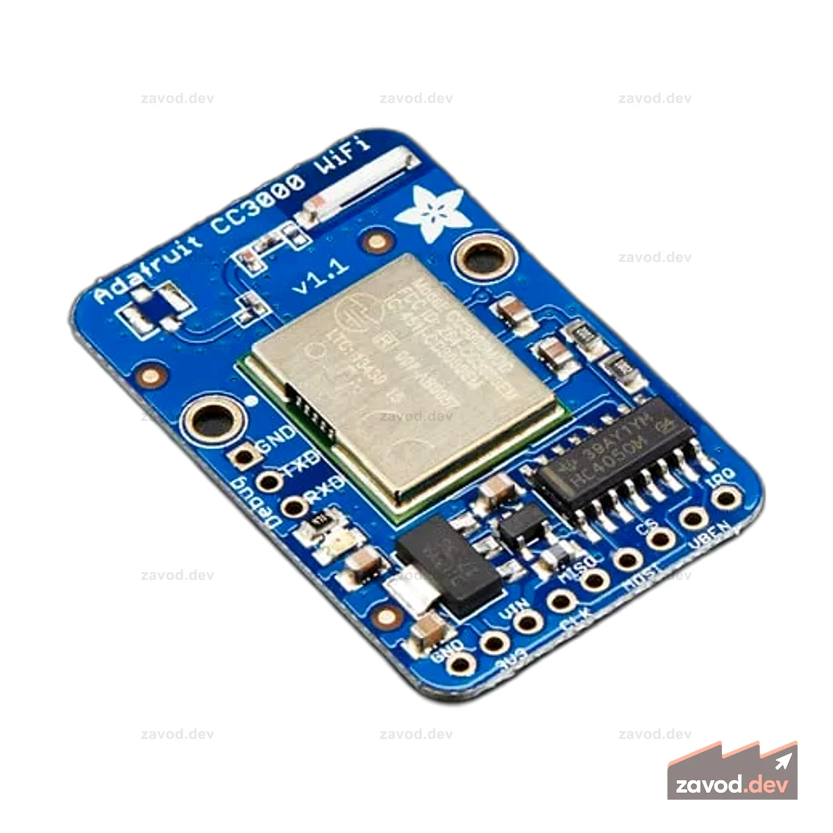 Adafruit HUZZAH CC3000 WiFi-коммутатор со встроенной антенной