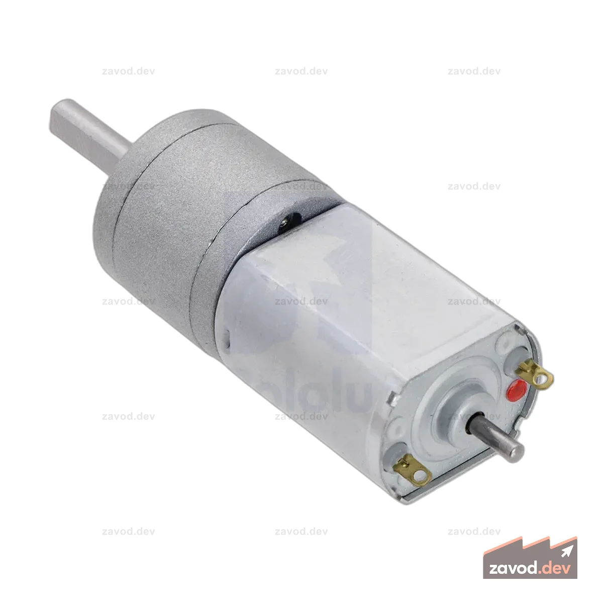 250:1 Металлический мотор-редуктор 20Dx46L мм 12V CB с удлиненным валом двигателя