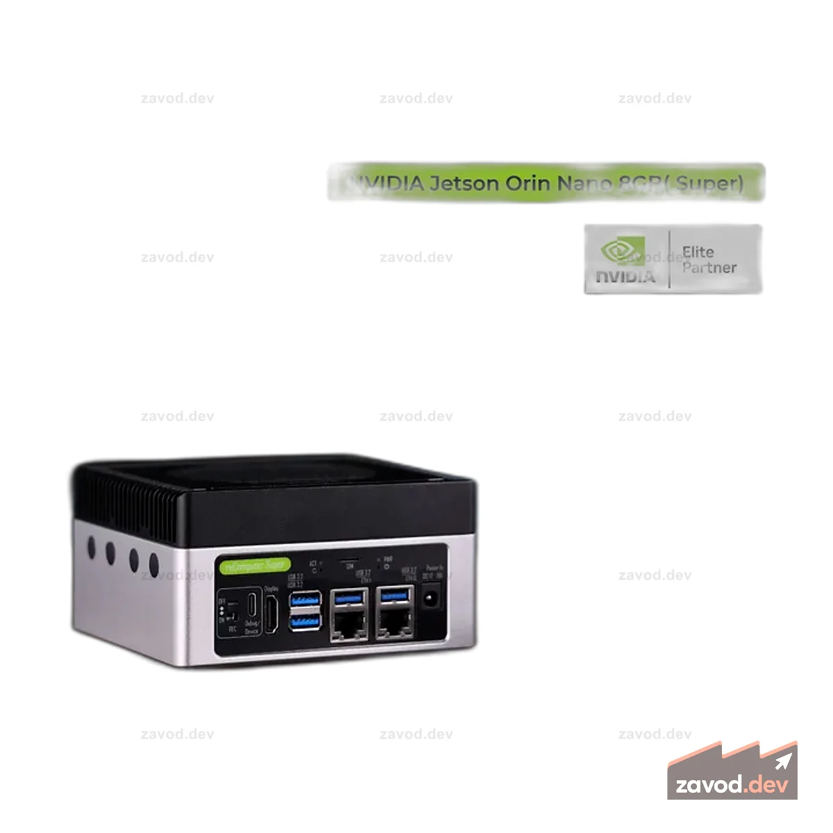 reComputer Super J3011 — компьютер Advanced Edge AI с NVIDIA® Jetson™ Orin™ Nano 8 ГБ