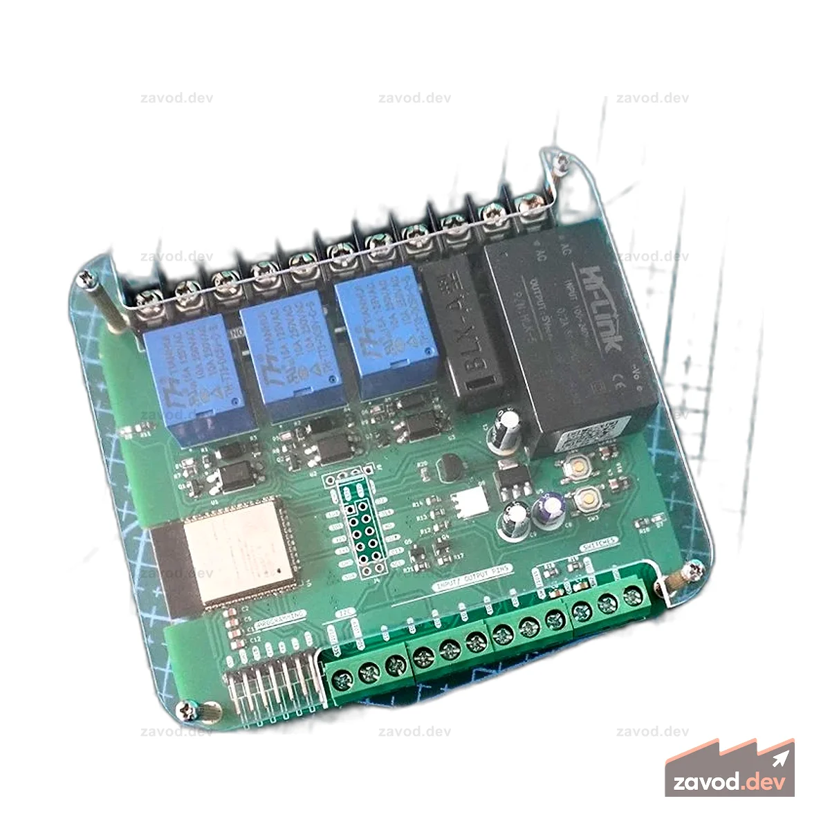 ESP32 Универсальная релейная плата IOT