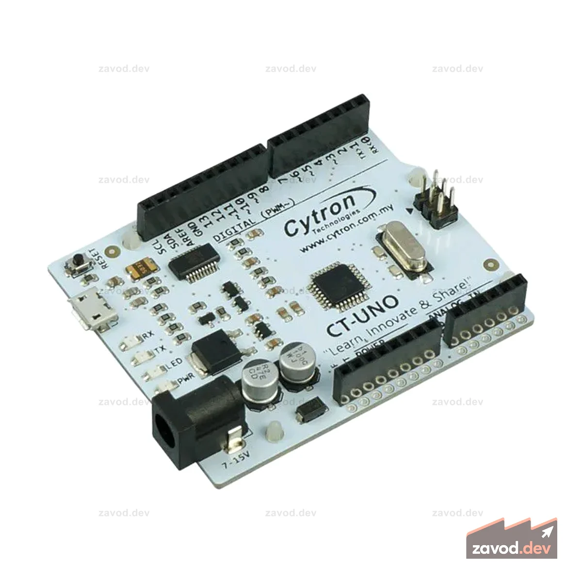 Cytron UNO — плата, совместимая с Arduino UNO, с USB Micro-B