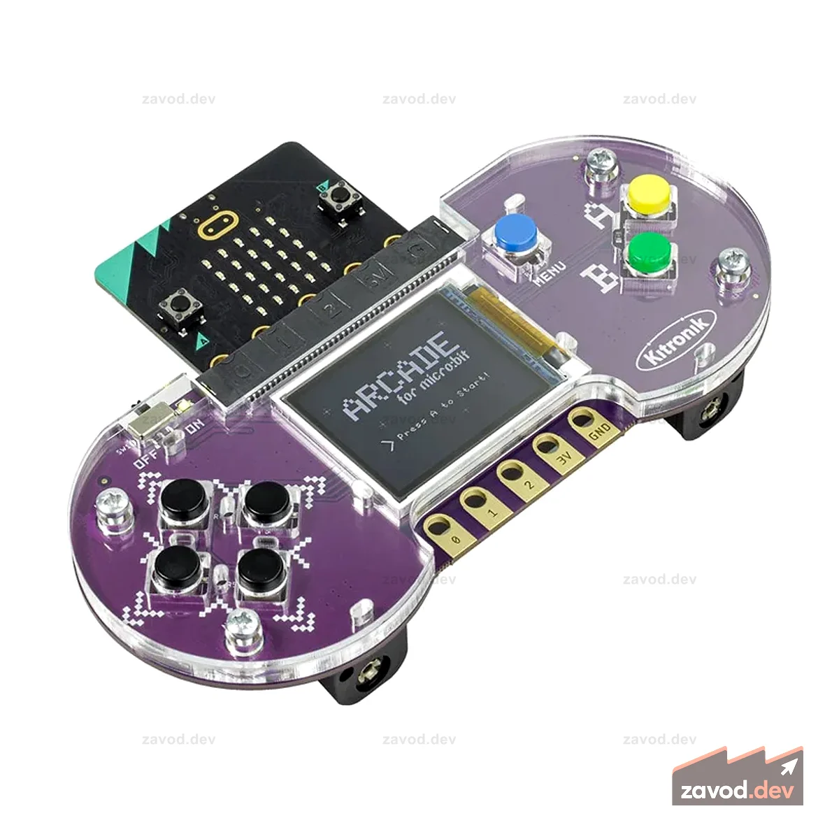 Kitronik ARCADE для micro:bit и MakeCode Arcade