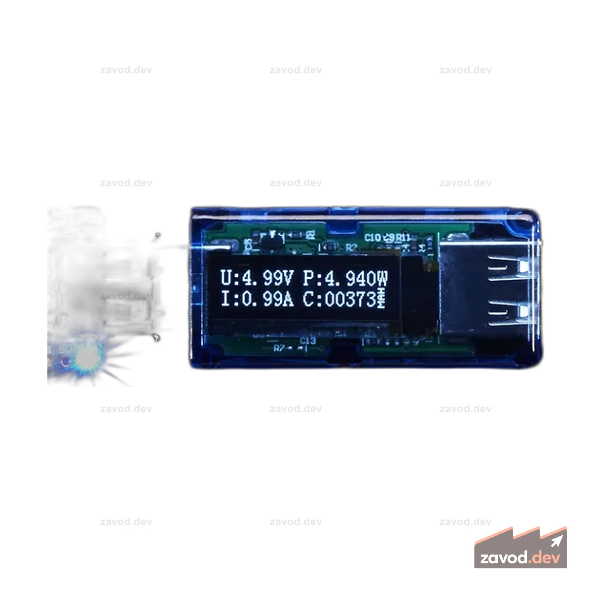 USB-метр напряжения с OLED-дисплеем