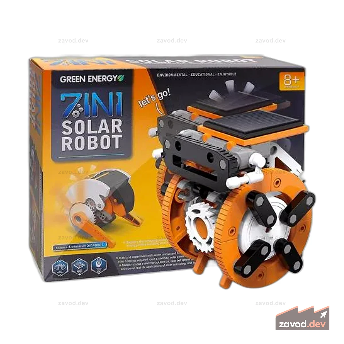 EDU-TOY 7 IN 1 SOLAR ROBOT KIT
